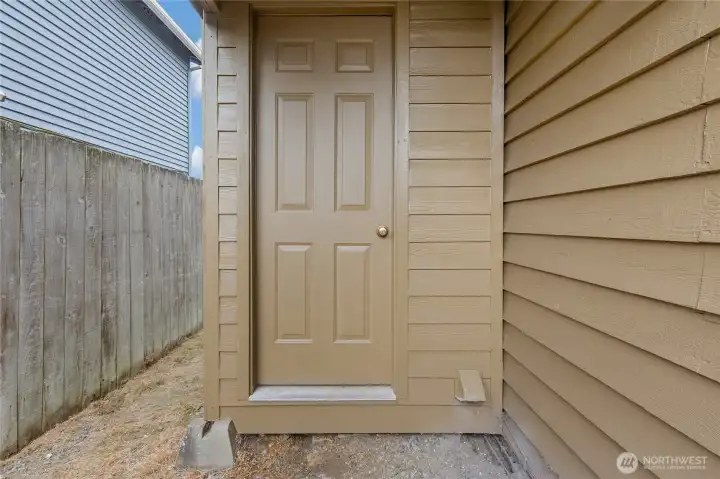 Shed for those extra items
