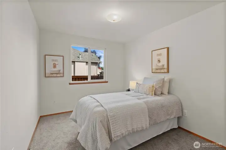 Bedroom three is also charming