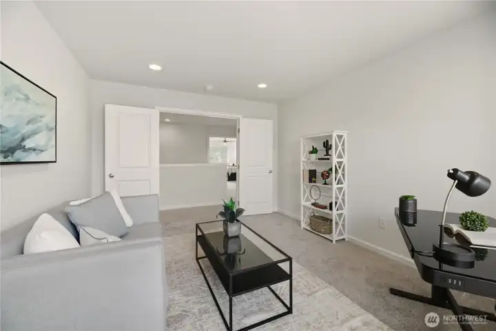 French door entry welcomes you to this great bonus space!