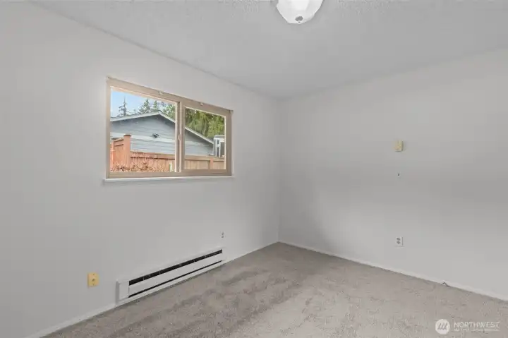 BR #3, South-facing windows.