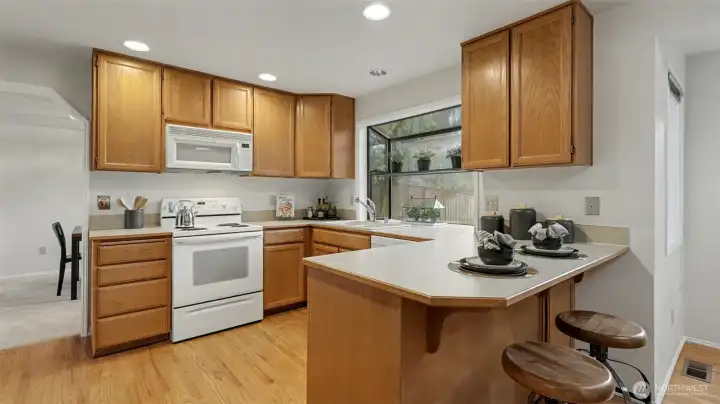 The home feels open and airy with 2,300 sq. ft.