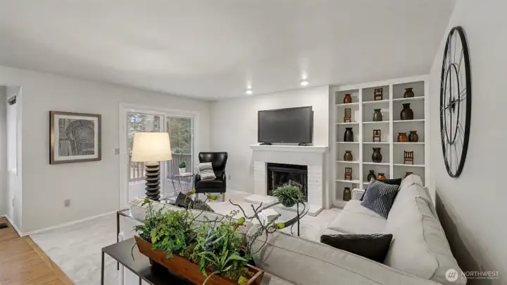 A second view of the family room.