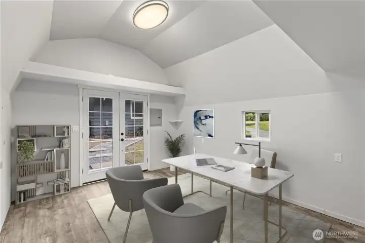 Insulated shed / flex space