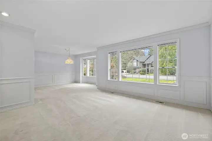 Huge Living and formal dining, but maybe you want a library or office area here ?