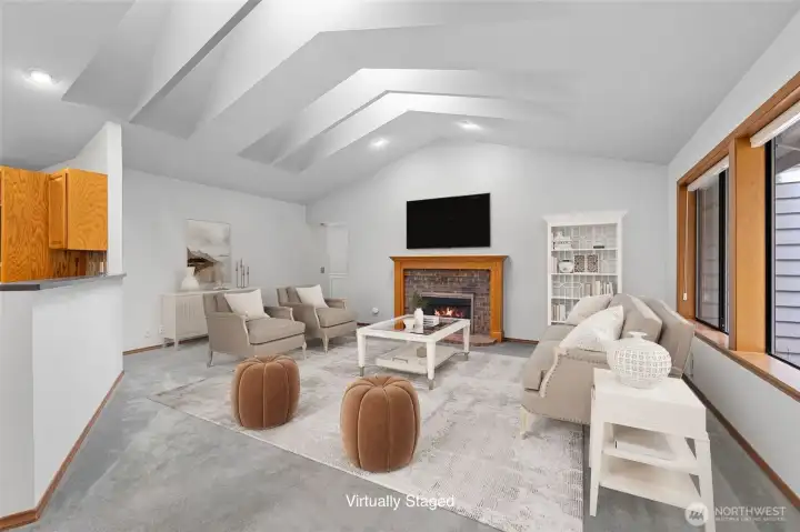 Virtually Staged in Neutral Tones. Come make this home YOURS !