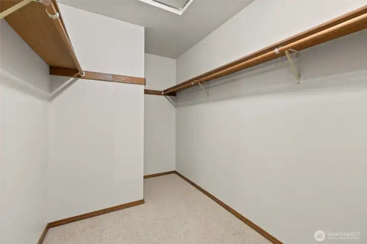 Large Walk In closet in primary
