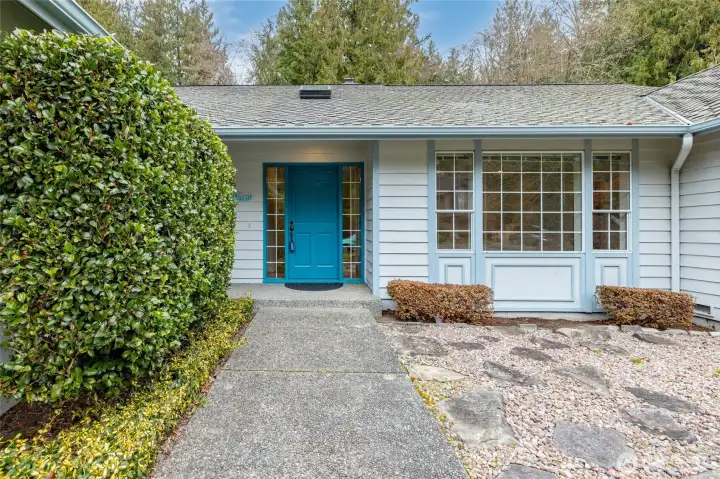 Easy to maintain landscapes all around.