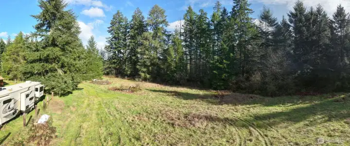 Beautiful land to continue to build on just out back.