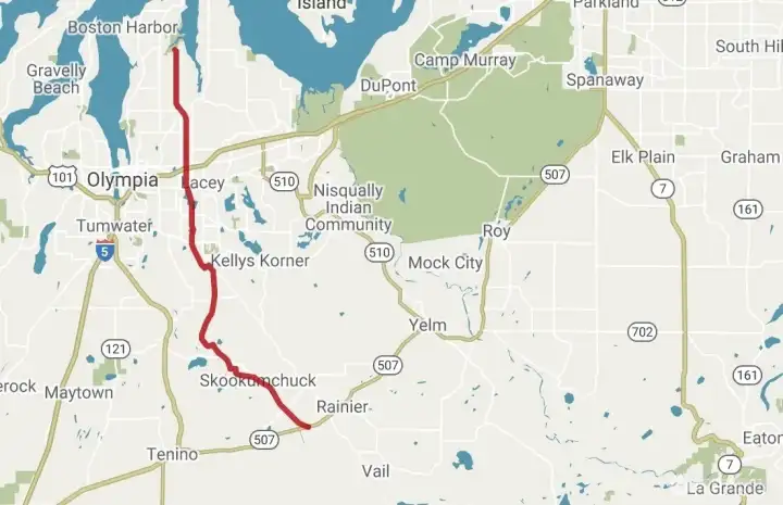 Western Chehalish Trail .1 mile away is a 22-mile paved path for cycling, running, and walking and a dirt path for horse riding. With in walking distance!