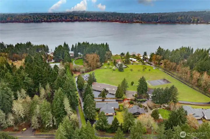 Incredible location overlooking Eld Inlet