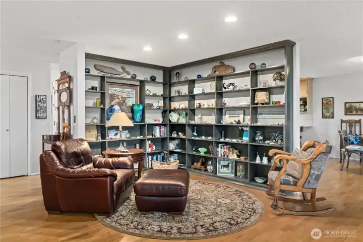 Living room nook with a view