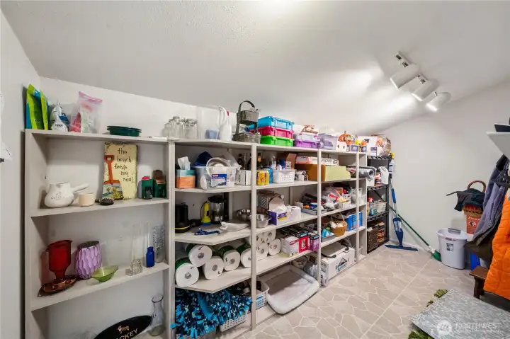 Walk-in pantry/storage
