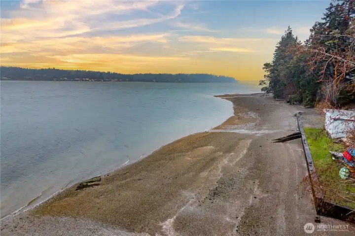 Private neighborhood beach