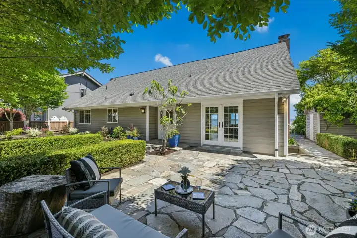 Front Entry and Patio area