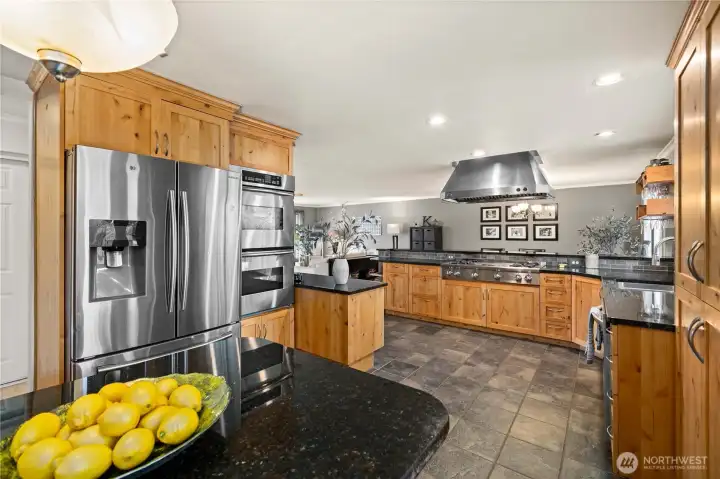 Fridge & double oven