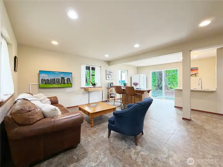 Lower level one bedroom with separate entrance