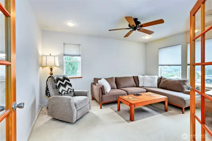 Second bedroom which the is being used as TV room