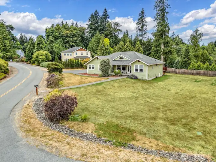 front view of the home