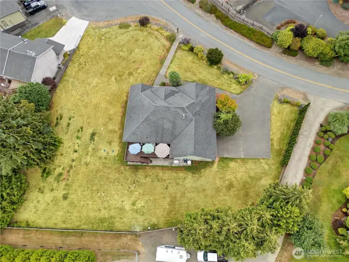 aerial view of the property
