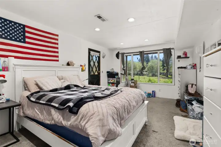 Lower level bedroom room