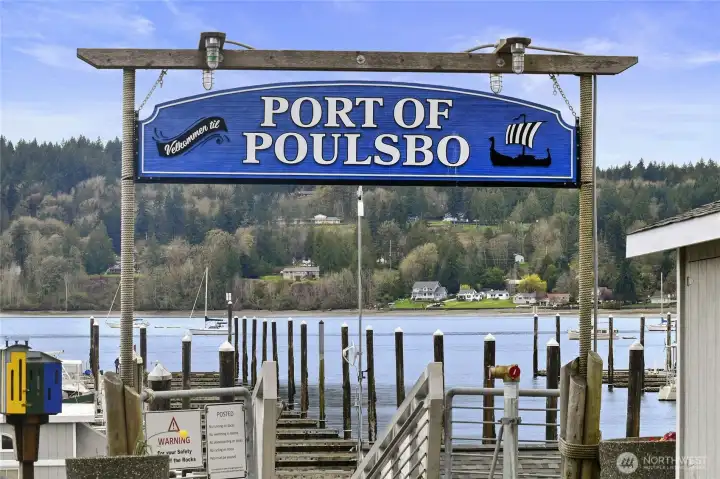 Poulsbo has three marinas, public boat launch and one of Washington States most popular little downtown areas