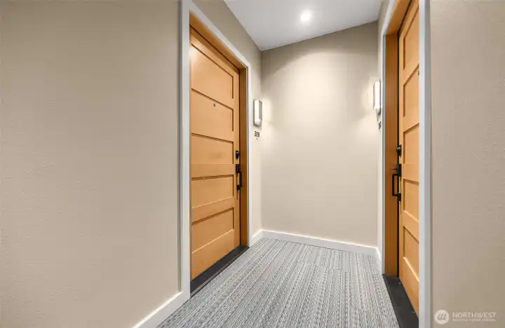 Entry door to 308