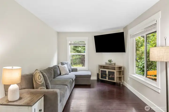 Versatile bonus room perfect for a family room, office, formal dining space, or playroom.