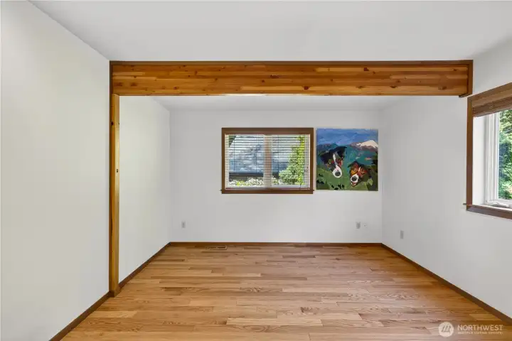 Another view of main floor bedroom.
