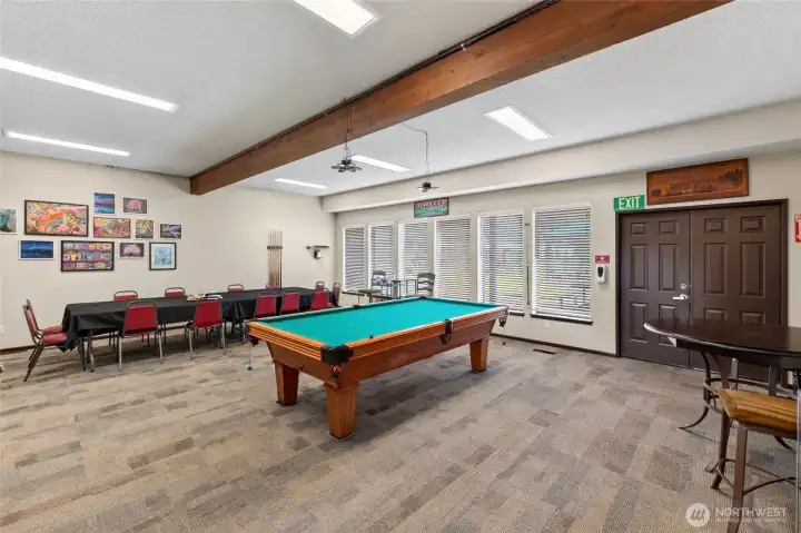 Tuesday Cue Club meets here as well as other game groups.