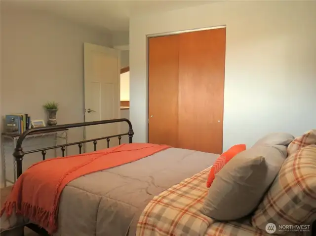 VIEW OF THE THIRD BEDROOM TOWARD THE HALLWAY!