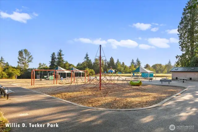 Fantastic Willis Tucker park is just a few minutes walk away.