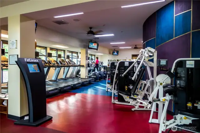 Exercise machines so you can mix up your workouts and not get bored.