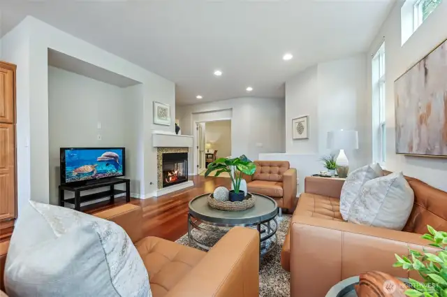 TV niche for a large TV!