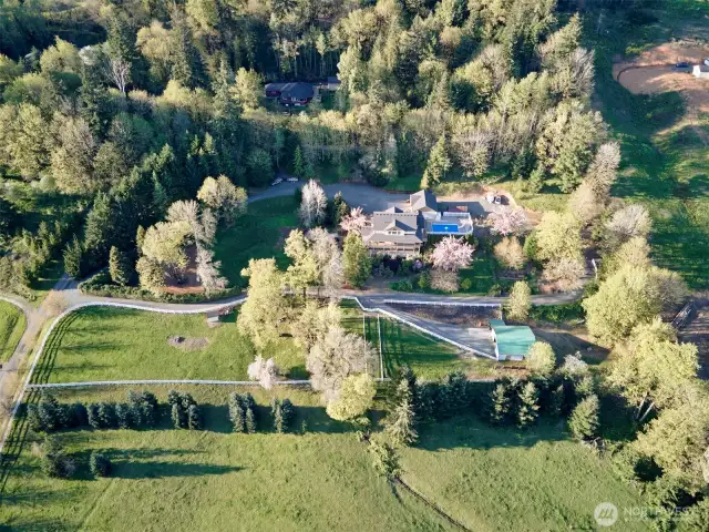 Aerial View of Home