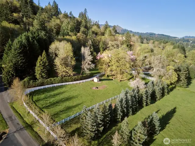 Fenced pasture