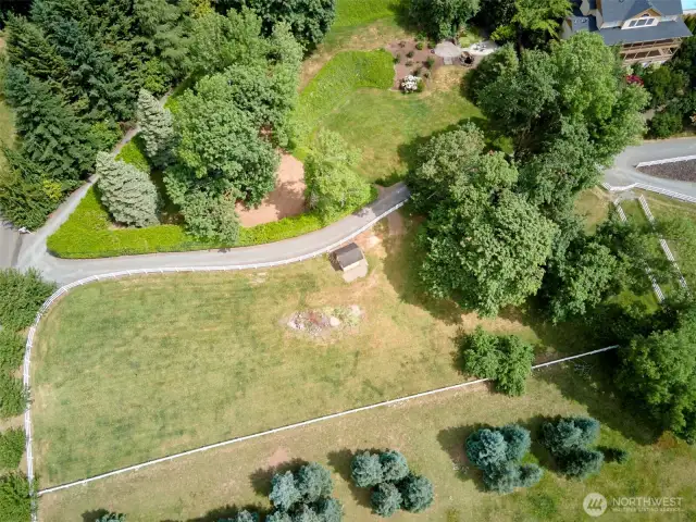 Aerial View of pasture