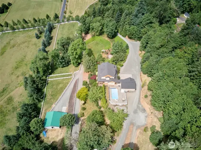 Aerial View of property