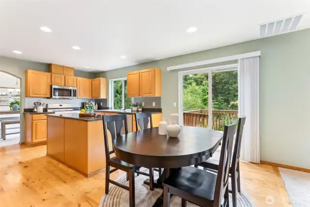 Kitchen with eating space