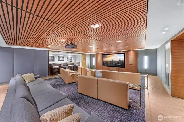 Theater screening room