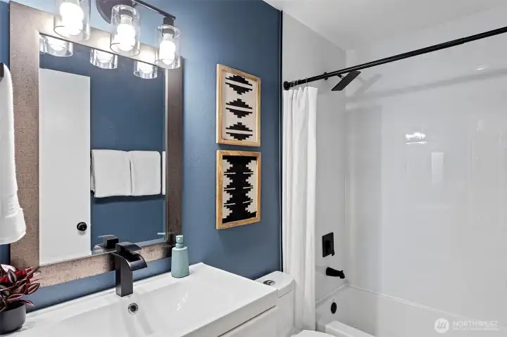 updated full bathroom