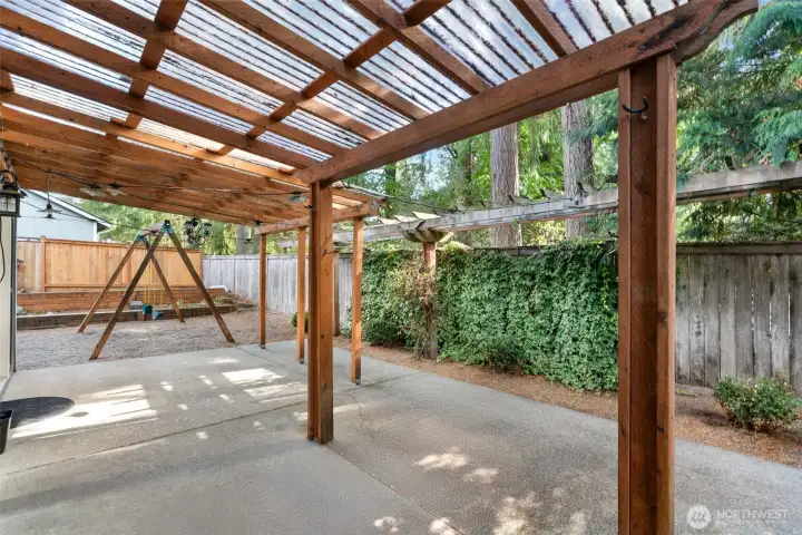 Large covered Patio