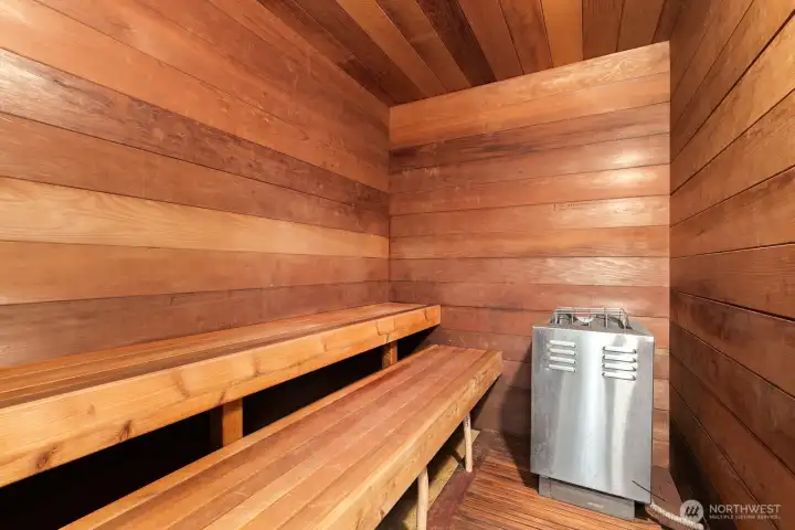 Hot sauna and cold plunge anyone?