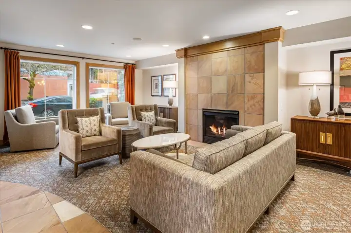 The newly refurbished entry area off the lobby is great.  A very inviting vibe.