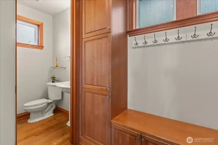 Main floor half bath