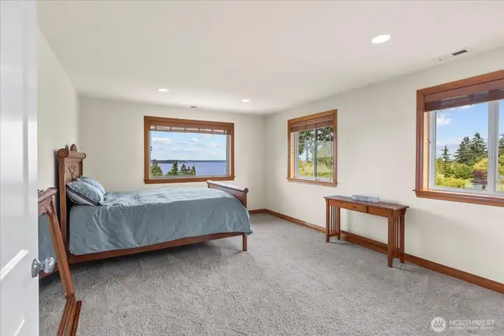 3rd bedroom upstairs. Great northern view from here!