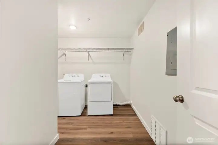 Large Utility Room Offers Additional Storage! Energy Efficient Radiant Heat!