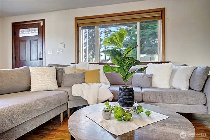 Get cozy in the living room