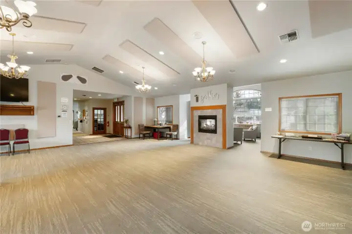 Large gathering space that can be reserved