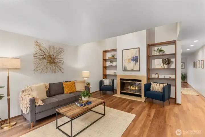 Large welcoming space invites you in. Lots of light!