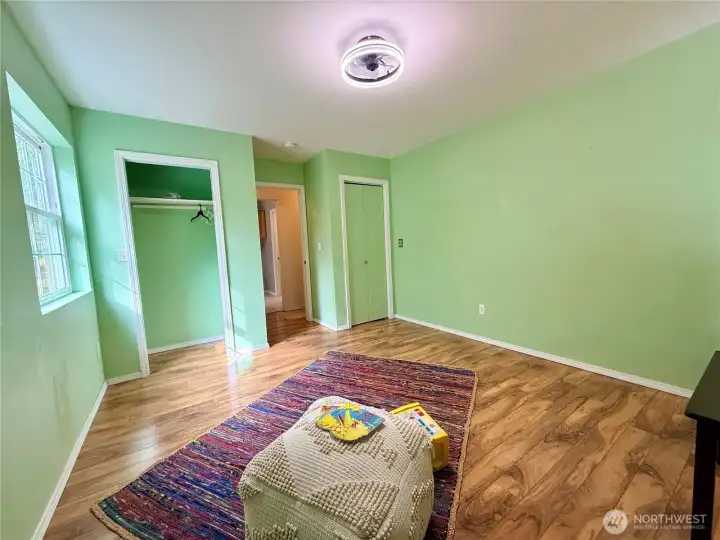 Another view of the main floor guest bedroom.